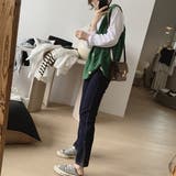 Vネックニットベスト レディース トップス | Amulet | 詳細画像14