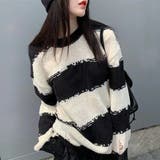 ダメージ加工ニット レディース トップス | Amulet | 詳細画像11 