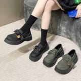 厚底リボン付きローファー レディース 靴 | Amulet | 詳細画像2 