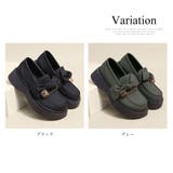 厚底リボン付きローファー レディース 靴 | Amulet | 詳細画像5 