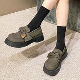 厚底リボン付きローファー レディース 靴 | Amulet | 詳細画像7 