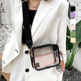 スカーフ付きクリアバッグ レディース かばん | Amulet | 詳細画像1