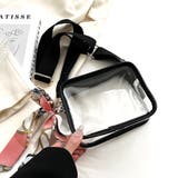 スカーフ付きクリアバッグ レディース かばん | Amulet | 詳細画像12