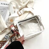 スカーフ付きクリアバッグ レディース かばん | Amulet | 詳細画像13