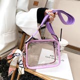 スカーフ付きクリアバッグ レディース かばん | Amulet | 詳細画像19