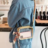 スカーフ付きクリアバッグ レディース かばん | Amulet | 詳細画像2