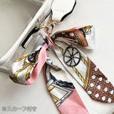 スカーフ付きクリアバッグ レディース かばん | Amulet | 詳細画像21