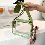 スカーフ付きクリアバッグ レディース かばん | Amulet | 詳細画像3