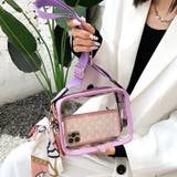 スカーフ付きクリアバッグ レディース かばん | Amulet | 詳細画像4