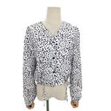 レオパード柄ブラウス レディース ショート丈トップス | Amulet | 詳細画像13 