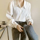 ワッシャー加工シャツ レディース トップス | Amulet | 詳細画像4 