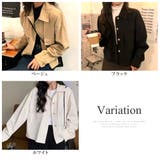 ショート丈ジャケット レディース アウター | Amulet | 詳細画像5 