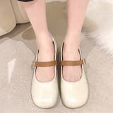 ストラップ付きフラットパンプス レディース 靴 | Amulet | 詳細画像2 