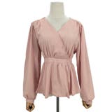 バックリボンVネックブラウス シャツ レディース | Amulet | 詳細画像15