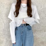 ショート丈カットソー レディース トップス | Amulet | 詳細画像2