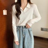 襟付きカットソー レディース トップス | Amulet | 詳細画像2 