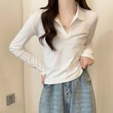 襟付きカットソー レディース トップス | Amulet | 詳細画像7 