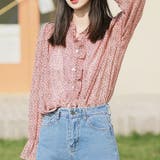 小花柄シフォンブラウス レディース トップス | Amulet | 詳細画像2 