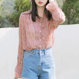 小花柄シフォンブラウス レディース トップス | Amulet | 詳細画像7 