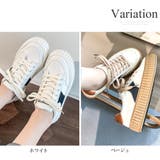 厚底ローカットスニーカー レディース 靴 | Amulet | 詳細画像5 