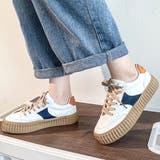 厚底ローカットスニーカー レディース 靴 | Amulet | 詳細画像7 