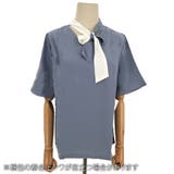 ボウタイフレアブラウス レディース 半袖 | Amulet | 詳細画像13
