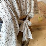 ドット柄バックリボンブラウス レディース トップス | Amulet | 詳細画像14