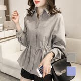 ウエストリボンブラウス レディース トップス | Amulet | 詳細画像1