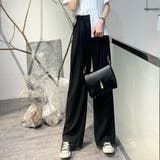 サイドリボンワイドパンツ レディース ボトムス | Amulet | 詳細画像2 