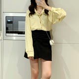 長袖シンプルシャツ ブラウス レディース | Amulet | 詳細画像10 