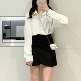 長袖シンプルシャツ ブラウス レディース | Amulet | 詳細画像9 