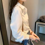 オーバーサイズシンプルシャツ レディース トップス | Amulet | 詳細画像10 