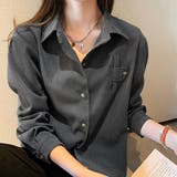 オーバーサイズシンプルシャツ レディース トップス | Amulet | 詳細画像12 