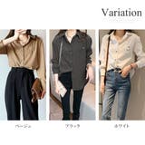 オーバーサイズシンプルシャツ レディース トップス | Amulet | 詳細画像5 