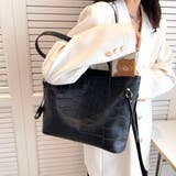 クロコ型押しトートバッグ レディース かばん | Amulet | 詳細画像12