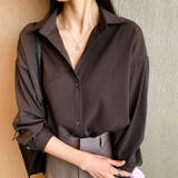 オーバーサイズシンプルシャツ ブラウス レディース | Amulet | 詳細画像6