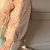 花柄フェミニンブラウス レディース トップス | Amulet | 詳細画像8 