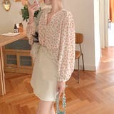 花柄フェミニンブラウス レディース トップス | Amulet | 詳細画像9 