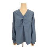 Vネックツイストブラウス レディース オフィス | Amulet | 詳細画像12 