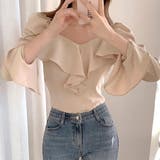 ベルスリーブフリルブラウス レディース トップス | Amulet | 詳細画像12 