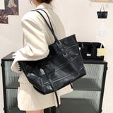 型押し大容量バッグ バック レディース | Amulet | 詳細画像1