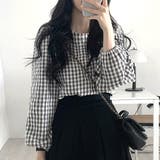 ギンガムチェックブラウス レディース シャツ | Amulet | 詳細画像2 