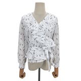 Vネック花柄ブラウス レディース トップス | Amulet | 詳細画像14 