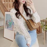 Vネック花柄ブラウス レディース トップス | Amulet | 詳細画像9 