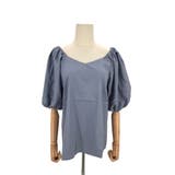 パフスリーブ五分丈トップス レディース カジュアル | Amulet | 詳細画像14 