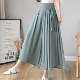 腰リボンシフォンパンツ レディース ボトム | Amulet | 詳細画像4 