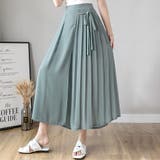 腰リボンシフォンパンツ レディース ボトム | Amulet | 詳細画像8 