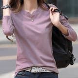 ピンク | ワンポイントカットソー レディース トップス | Amulet