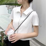 ダブルジップ半袖トップス レディース 半袖 | Amulet | 詳細画像8 