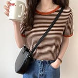 ボーダー半袖カットソー レディース トップス | Amulet | 詳細画像15